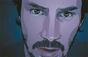 Keanu Reeves in A Scanner Darkly